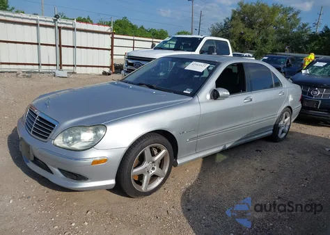 2005 Mercedes-Benz S 55 Amg из США, поврежденный, VIN WDBNG74J25A445594